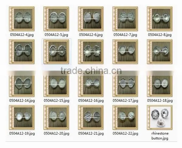 factory wholesale fancy rhinestone buttons