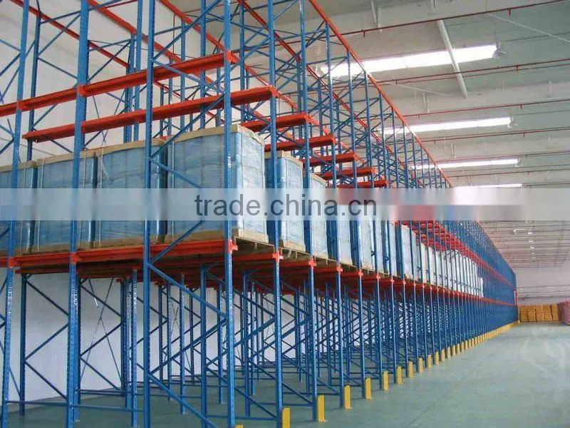 Warehouse storage drive-in rack
