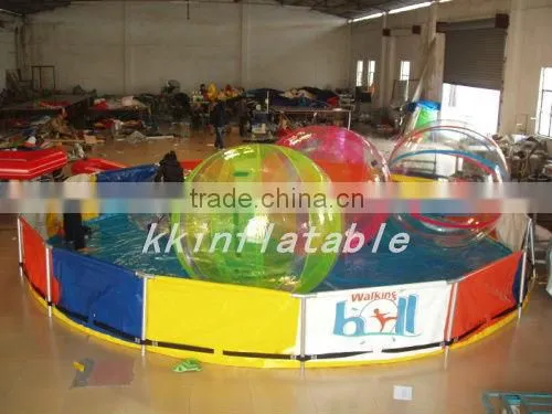 0.9mm PVC Water Parks Inflatable Water Ball And Pool Water Island