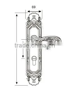 zinc alloy door lock
