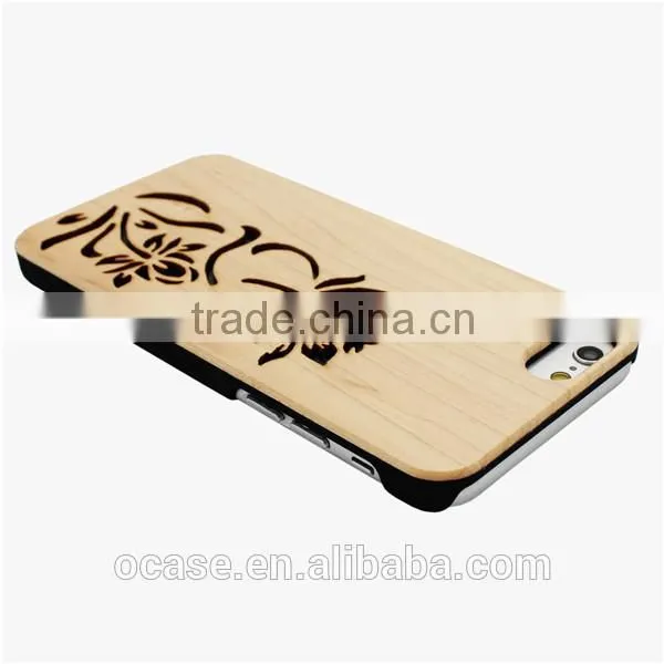 Best Christmas gift cheap real wood phone case for iphone 5 back cover.