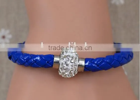 fashion Woven diamond ladies bracelet