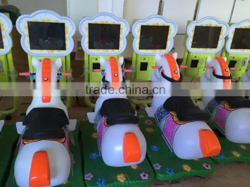 2016 kiddie ride game machine,3d kiddie ride game,horse racing kids ride game