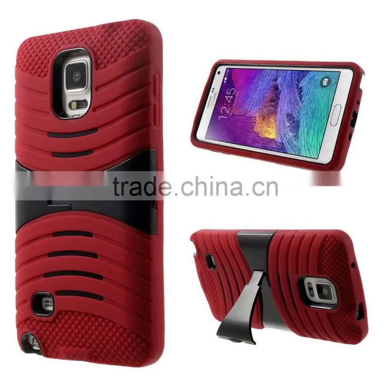 For Samsung galaxy note 4 PC + Silicone Case ,Detachable Case for Samsung galaxy note 4