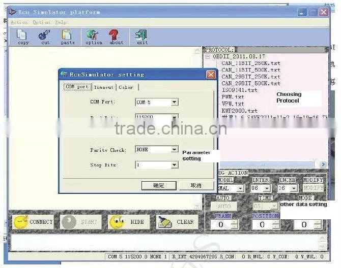 ECU Simulator for OBD GPS Tracker