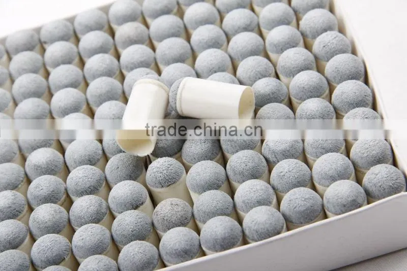 Wholesale 100 pcs push on snooker billiard pool cue tips 10mm