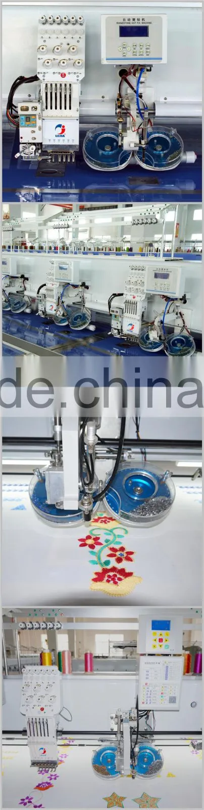 Lejia rhinestone mixed embroidery machine