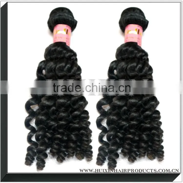 Grade 6a human remy hair extension, clip in curly hair extension