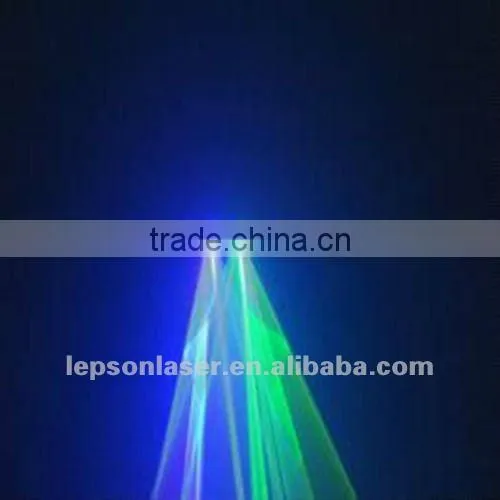 350mW green blue DMX512 two heads DJ light