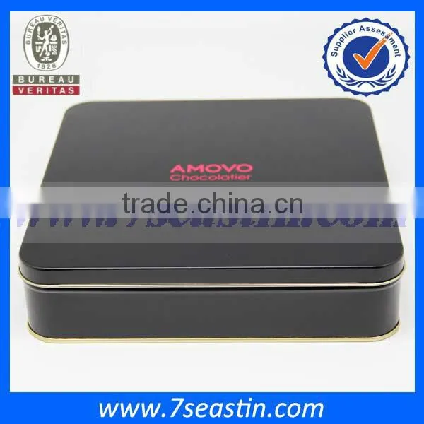 food grade europe biscuit metal tin box