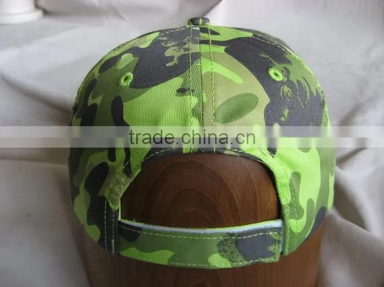 Hot style 6 panel camo baseball cap