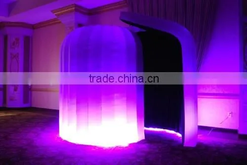Hot Selling!! High Quality LED Lighting Photo Booth Inflatable Tent