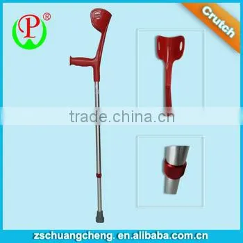 Different color aluminum adjustable walking elbow crutches