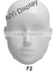 skin white mannequin head for hat cap
