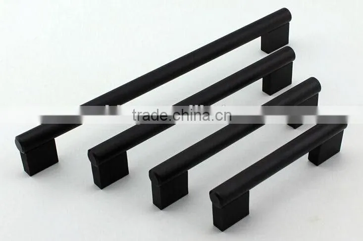 Wardrobe Kitchen black aluminium Cabinet Drawer Handles
