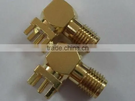 sma female pcb mount rf coaxial connector