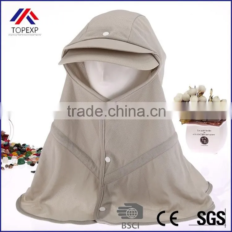 Polyester Sun Cap Lady Duarable Summer Hat
