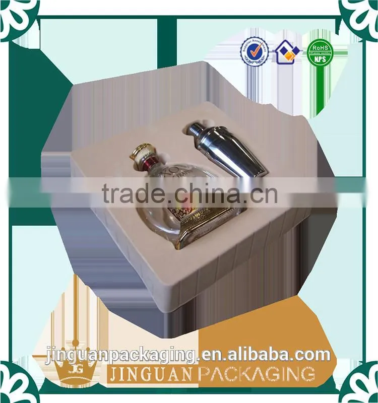 Custom PVC liquor blister pack plastic liquor blister tray in Guangzhou