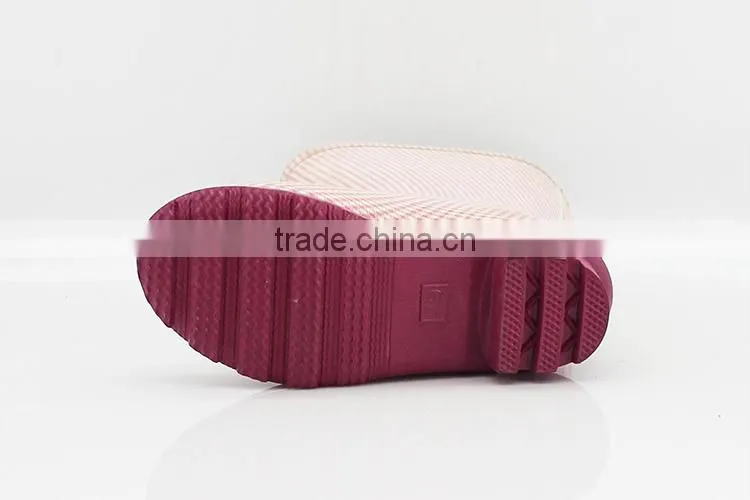 High quality Environmental high heels women rubber rain boots