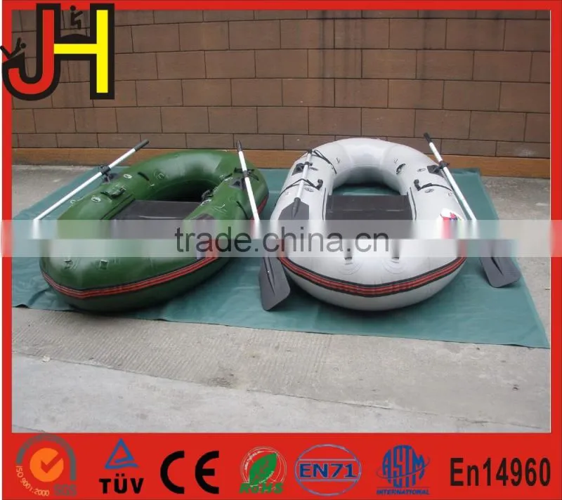 1 Set Portable Inflatable Fishing Boat High Quality PVC Rubber Boat Fishing Boat with Paddles
