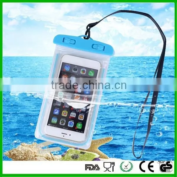 Promotional mobile phone waterproof dry bag / pouch