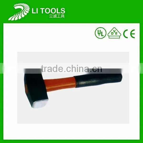 Carbon steel Good quality wood handle stone breaking hammer
