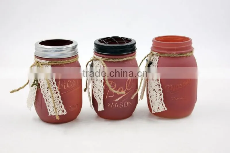 Mesh cover Glass flower arranging vase