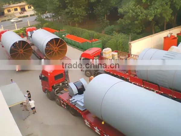 Energy saving active rotary kiln