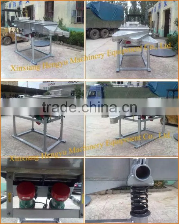 Large capacity paper pulp linear vibrating separator