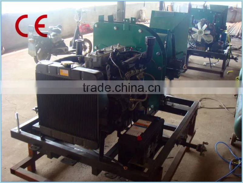 Engine wood chipper with CE