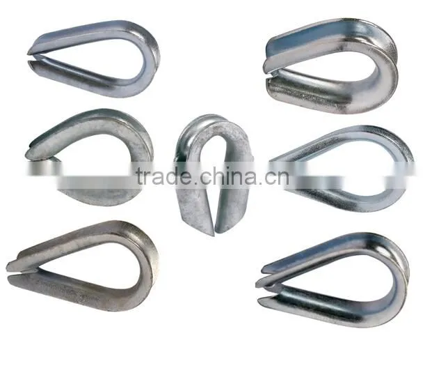 China manufacture wire rope k-3 thimble