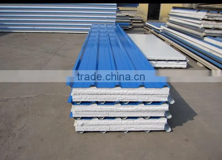 WZH PPGI metal eps wall sandwich panel price light weight sandwich panel