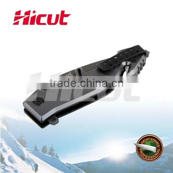 Survival Folding Emergency Knife with Belt Cutter & Glass Break