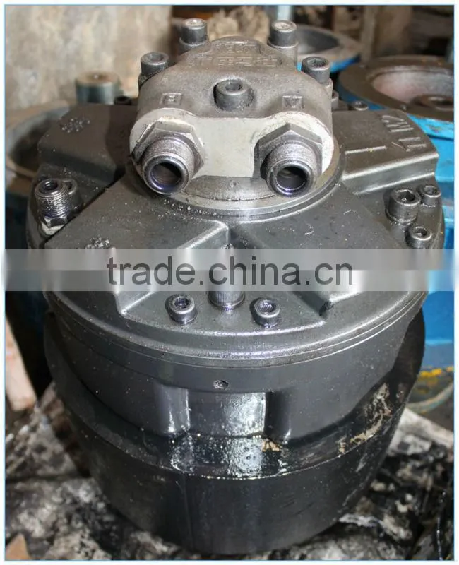 Farm ground with water use hydrualic digging machine