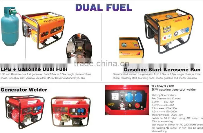 china 5kw/5kva lpg kit for generator set