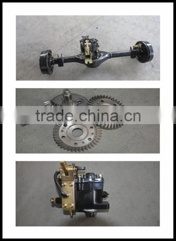 China manufacture full-floating rear axle with oil brake