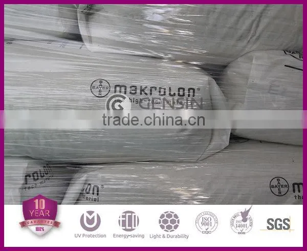 0.8mm Thickness Frosted Polycarbonate Corrugated Roofing Panel Polycarbonate Wave Sheet PC Skylight Sheet UV Coating 1032mm