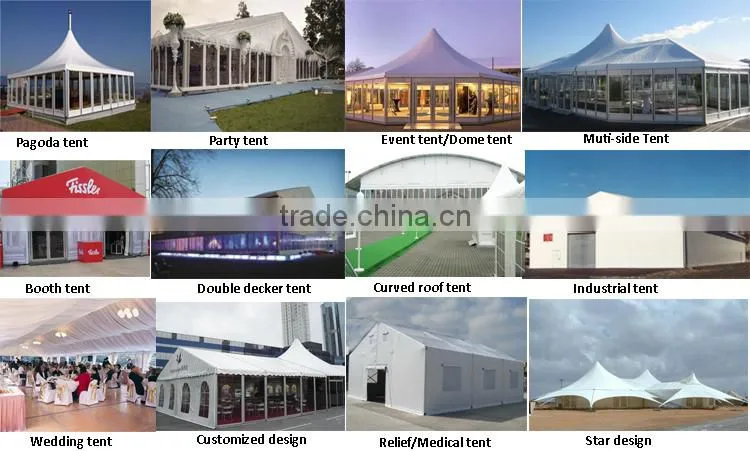 Large aluminium warehouse buildings storage tent hangar for sale