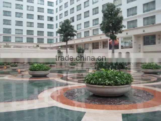 Wave pattern waterjet marble mosaic epoxy for marble