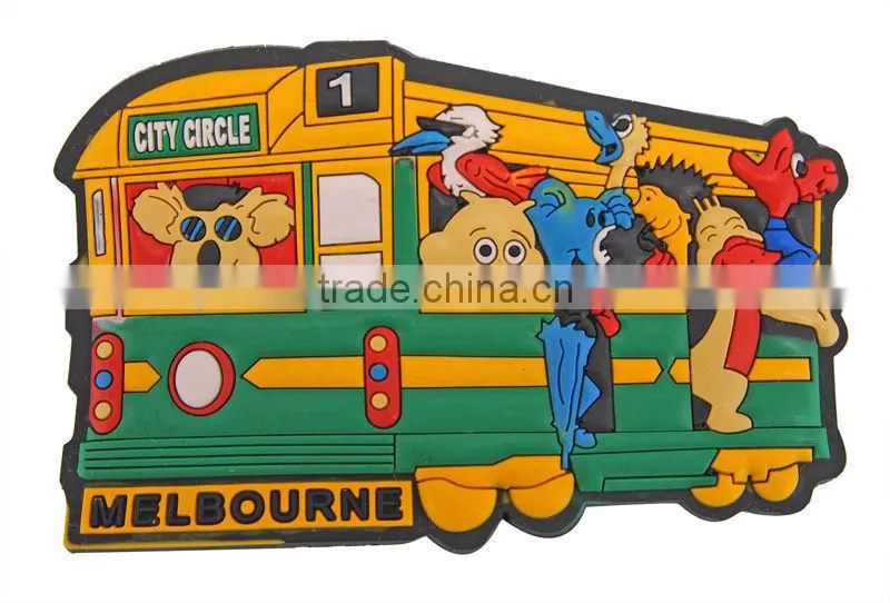 Cute cartoon soft pvc fridge magnet for promotion