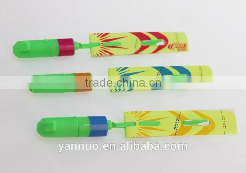 LED Rocket Launcher Copters, bamboo dragonfly toys charm