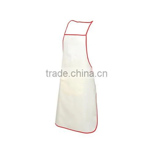 natual color apron with front pocket as promotion
