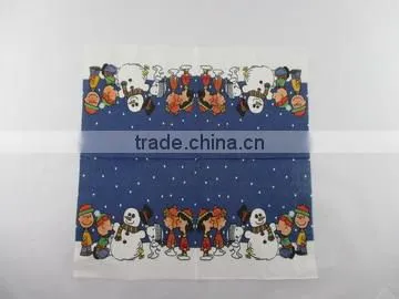 Printed paper napkins serviettes for party supplies , wedding