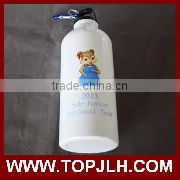Promotional heat transfer printed metal aluminum travel sport bottles