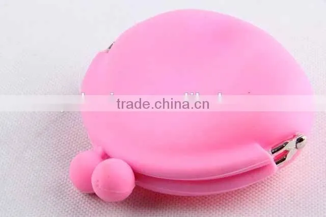 Silicone Purse with 3D Butterfly Knot/ Coin Purse