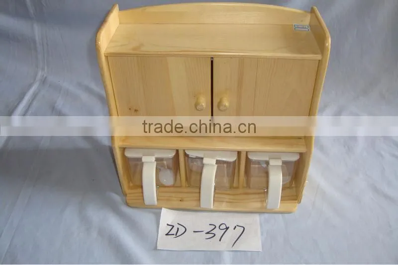 Condiment box,wooden Condiment box, spice rack