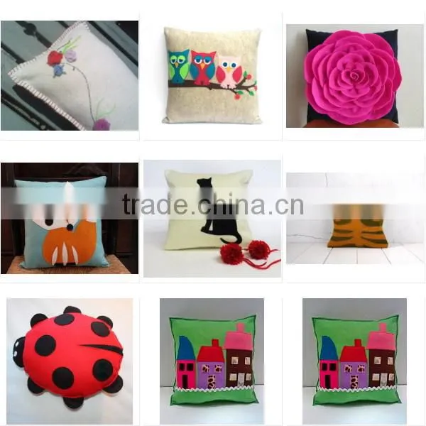 2017 fashion new nonwoven polyester felt fancy custom printed fabric cushion cover for office chair wholesale manufacturer OEM