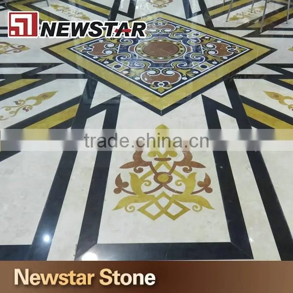 Nerwstar natural marble waterjet mosaic pattern
