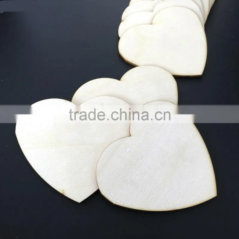 decorative wholesale wood heart shapes,art and crafts