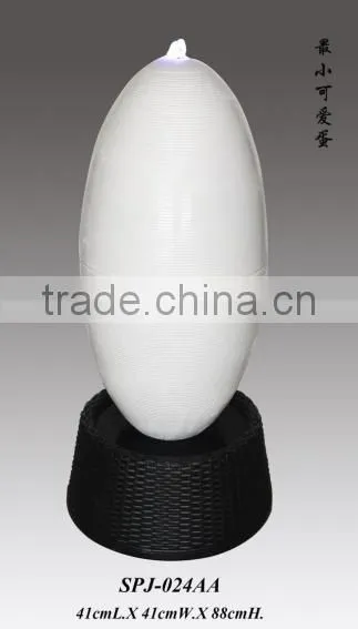 lighted outdoor or indoor fiberglass lighting water fountains